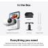 Insta360 GO 3S Standard Edition - 128 GB White 4K Tiny Portable Vlogging Camera, Hands-Free POVs, Mount Anywhere, Stabilization, 140 Min Battery Life, 10m Waterproof, Apple Find My, Pet POV - White
